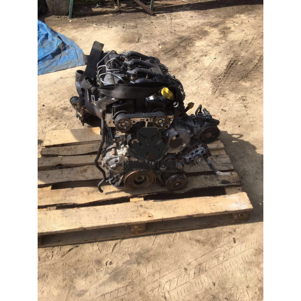 Двигатель без навесного с турбиной на Opel Vivaro VAN 2.5D (146Hp) (G9U 630) FWD MT 2008