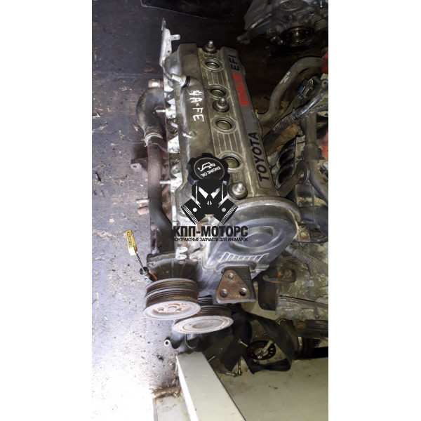 Двигатель 4A-FE на Toyota Carina Sedan 1.6 105Hp 4A-FE 4WD MT 1989  