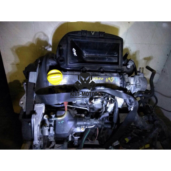 Двигатель F8Q662 для Renault Kangoo 1.9D 54Hp FWD MT 2000
