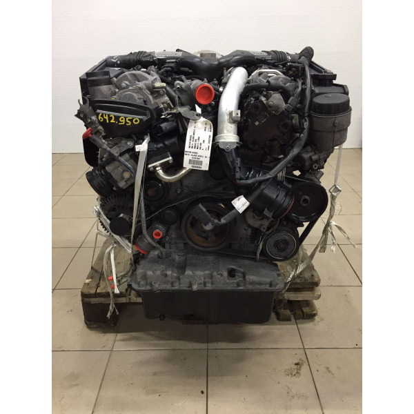 Двигатель OM642.950 в сборе на Mercedes-Benz M class W164 3.0D 224Hp 4WD AT 2008